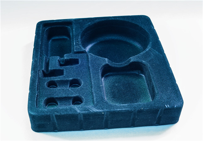 flocking plastic blister tray